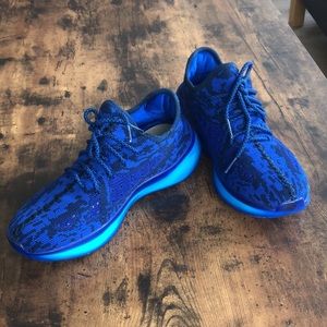 NWT unisex Blue orthopedic high-rise sneakers inspired by Etro styles size 8